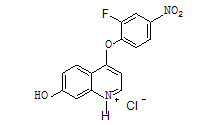 7-羥基-4-（2-氟-4-硝基苯氧基）喹啉鹽酸鹽 CAS號:1394820-98-4